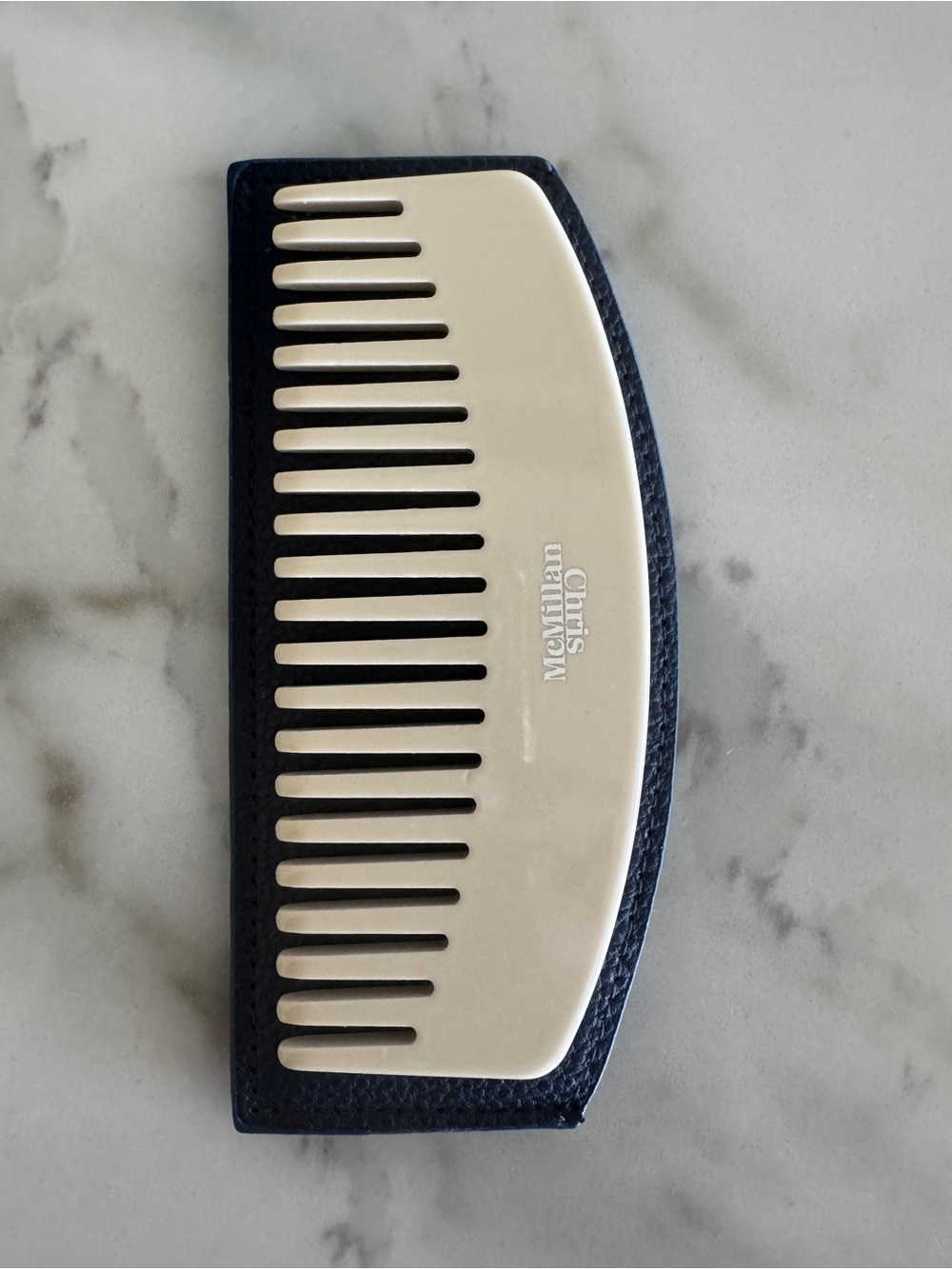 McMillan Studio Wide Tooth Comb and Case